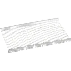 Standard-Heftfäden, 50 mm lang, Kunststoff natur, PP, transparent