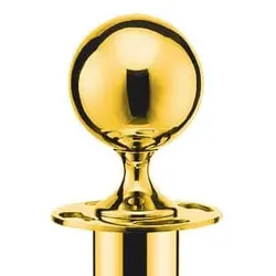 Abgrenzungsständer Edelstahl gold Kugel - Titanium gold, Kugel - Titanium gold, Kugel