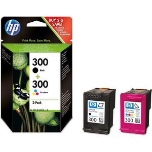 HP 300 schwarz + color Original Druckerpatronen CN637EE Tintenpatronen