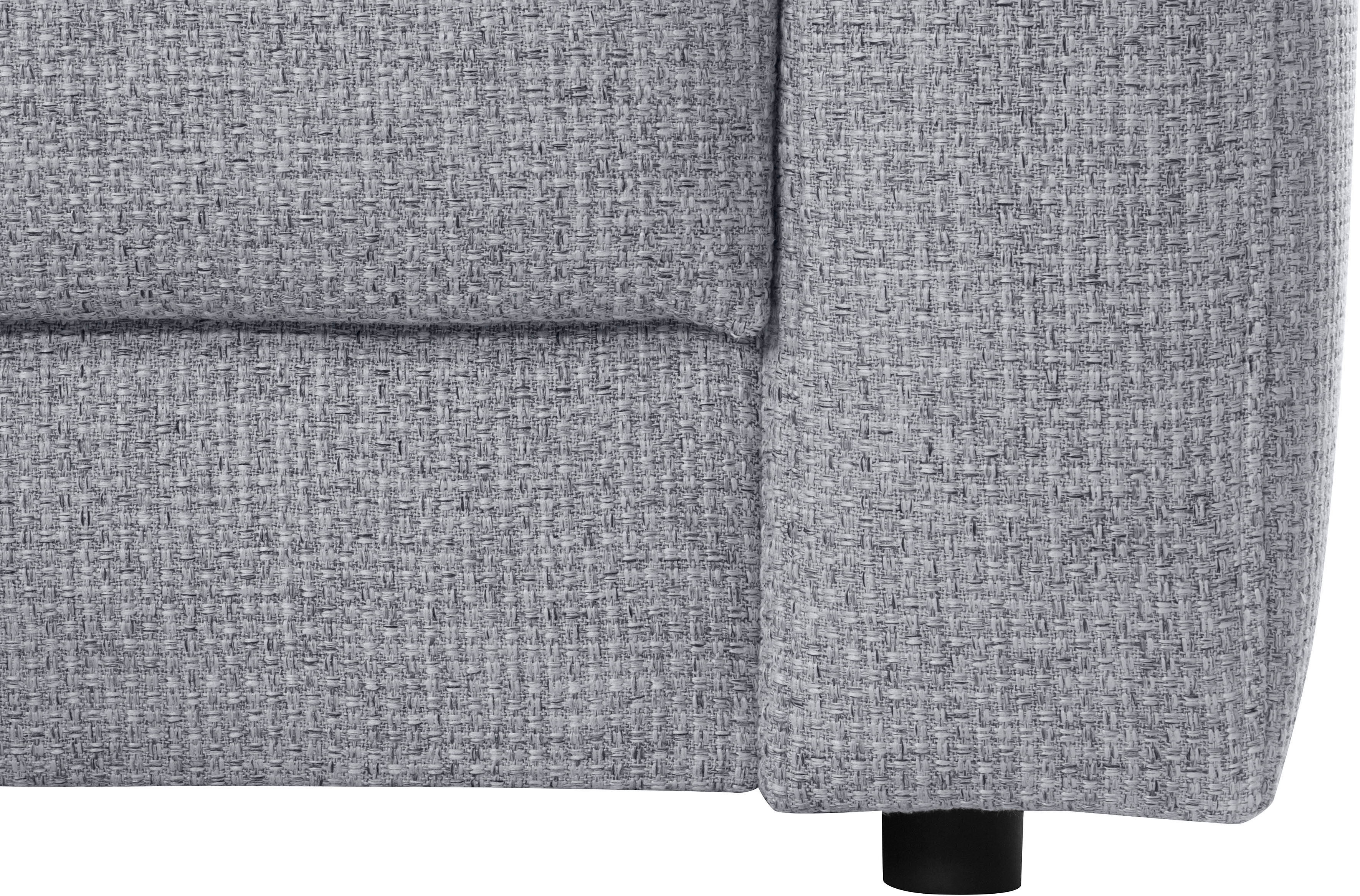 Wohnlandschaft HOME AFFAIRE "Bloomfield, Mega Polsterecke, Breite 390cm, viel Platz, U-Form", grau (antarctica), B:390cm H:84cm T:209cm, 100% Polyester, Sofas, Wohnlandschaft, In verschiedenen Grössen bestellbar antarctica B/H/T: 390cm x 84cm x 209cm, Str