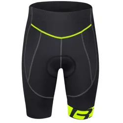 Force B30 Shorts mit hoher Taille mit Polsterung Schwarz/Fluo Gr. XS