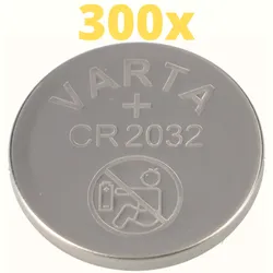 300x Varta Lithium 3V CR2032-P Bulk 3V/220mA lose CR 2032