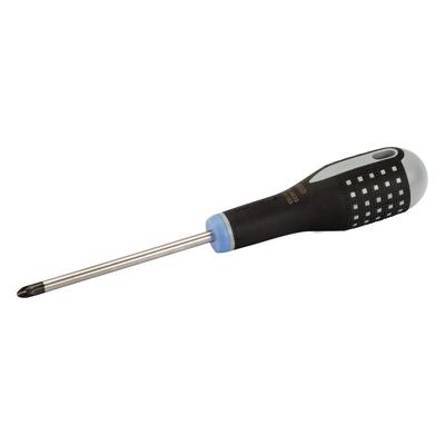 BAHCO ERGO™ Pozidriv-Schraubendreher mit 3-Komponenten-Griff, PZ1 × 27 × 75mm