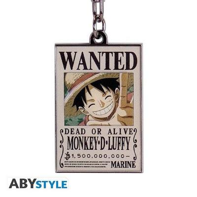 ONE PIECE - Keychain 'Wanted Luffy'