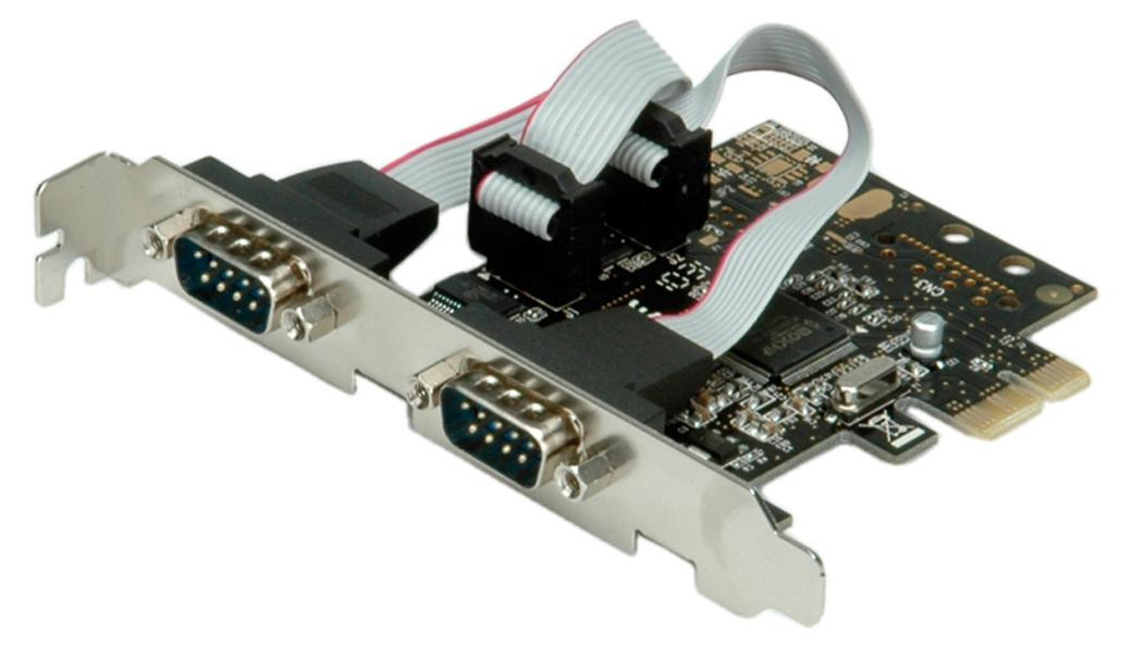 Value PCI Express-kaart met 2 seriële poorten