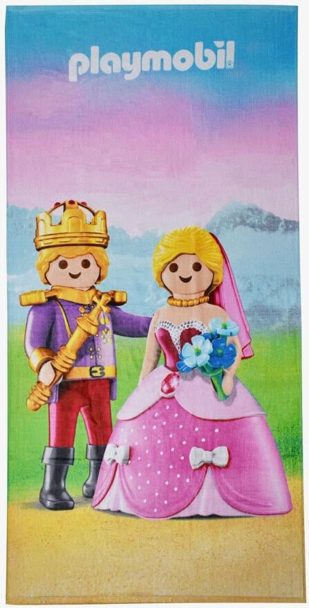 Playmobil handdoek voor bruiloft, 70 x 140 cm