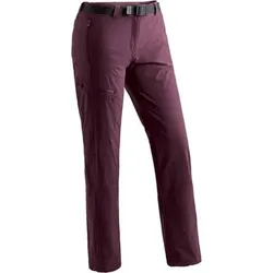 MAIER SPORTS Damen Hose Lulaka Winter (kurz), Größe 50 Kurz in Lila Lila
