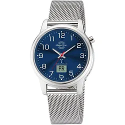 Master Time MTLA-101002-32M Damenuhr Funk Lady Line Mesh Blau