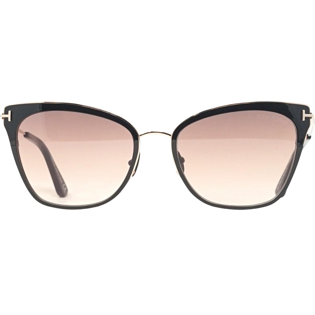Tom Ford Faryn FT0843 01F Sonnenbrille in glänzendem Roségold
