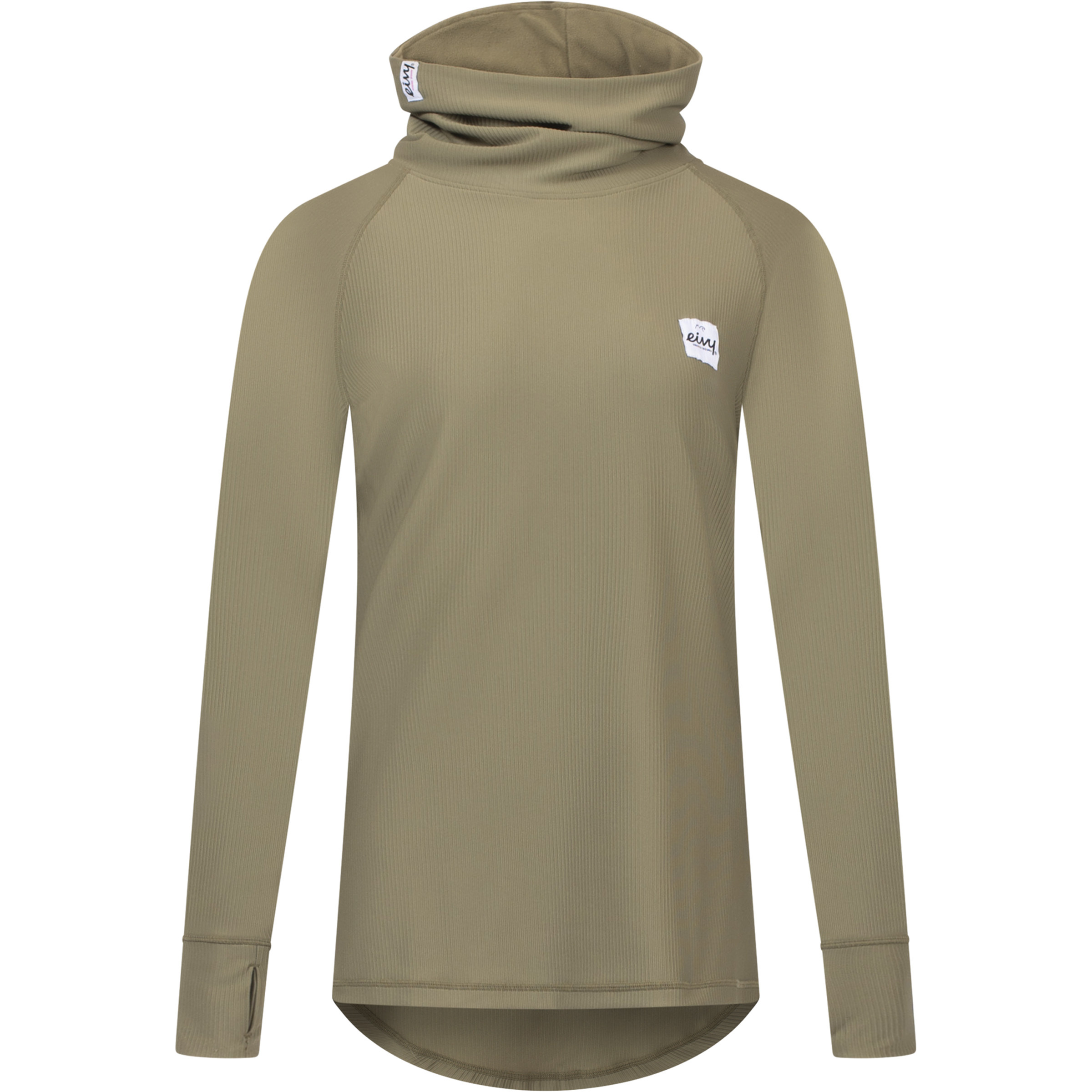 Eivy Icecold Rib Damen Longsleeves oliv Größe XS Lifestyle | Skifahren | Freeride Schnell trocknend