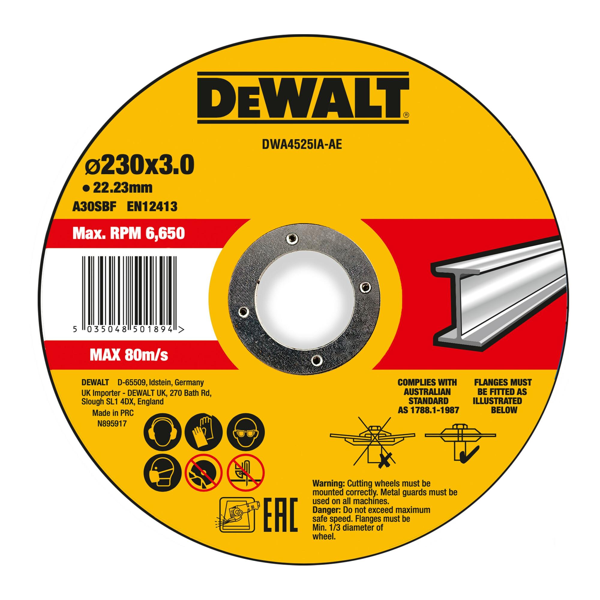 DEWALT High Performance Trennscheibe 230x3x22,23mm Metall Typ 42 (gekröpft) DWA4525IA-AE)
