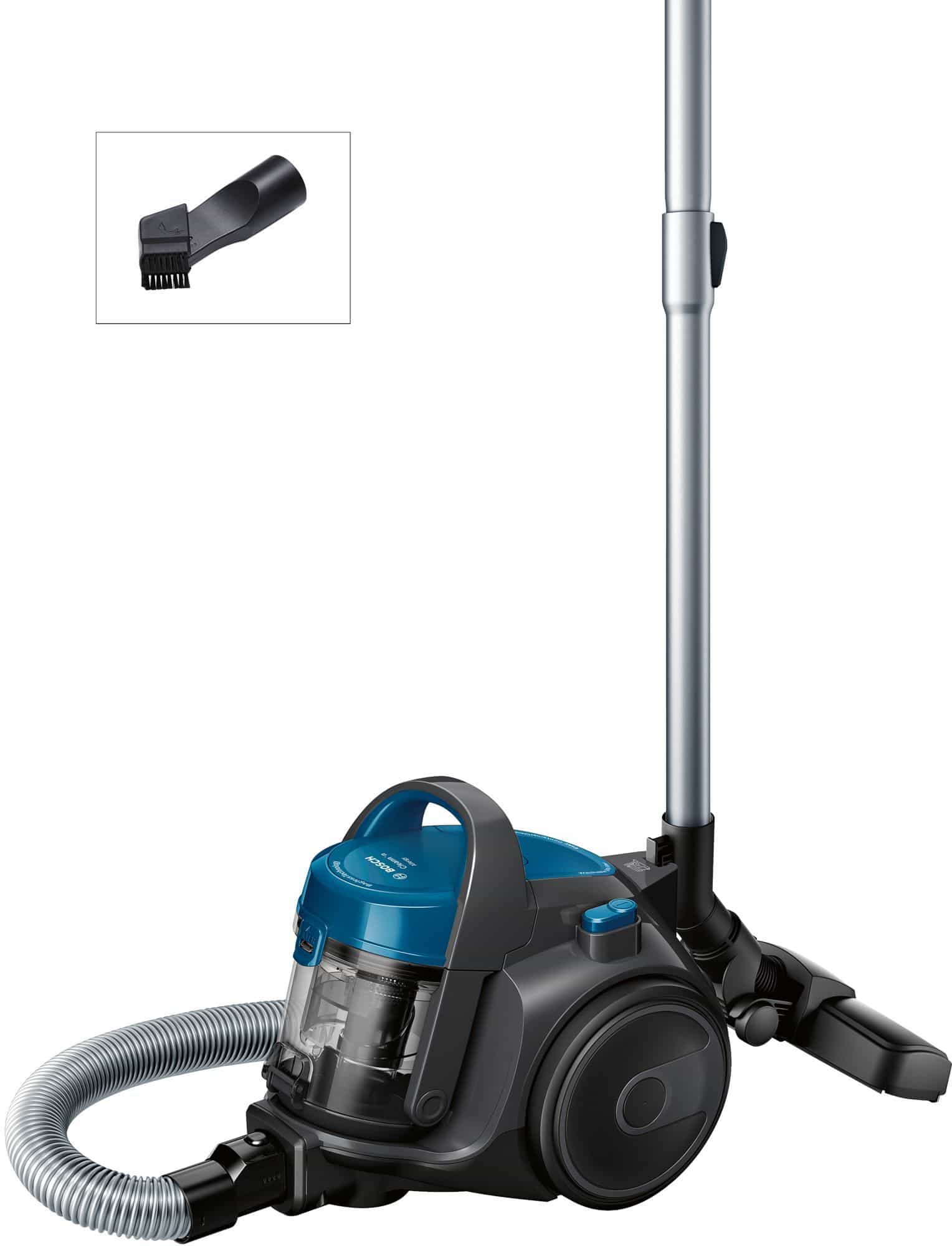 Bosch Serie 2 BGS05A220 Bodenstaubsauger Beutellos 700 W Hygienefilter (Blau)