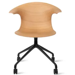 Infiniti Stuhl Loop 3D Wood Swivel Holz Braun Eiche