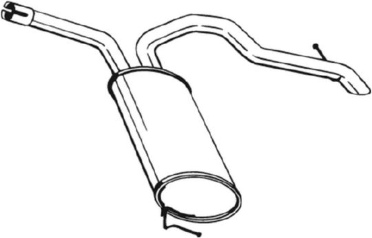 Bosal Silenziatore posteriore 281-877