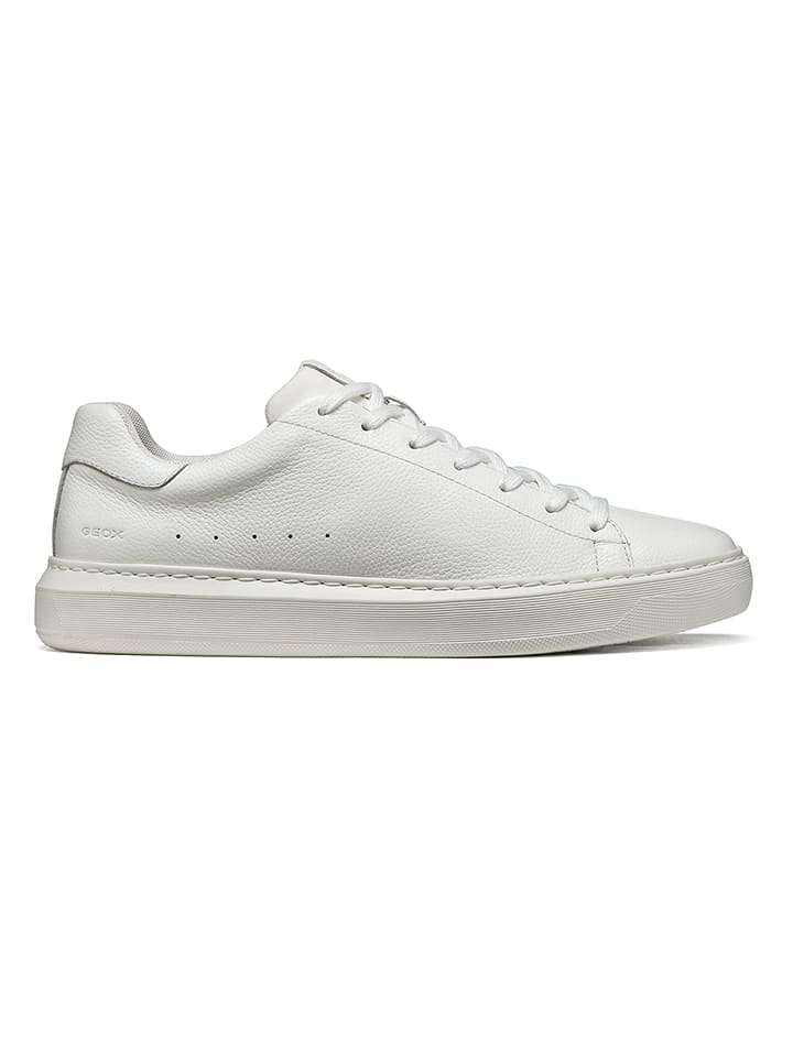 Geox Leder-Sneakers "Deiven" in Weiß - 40