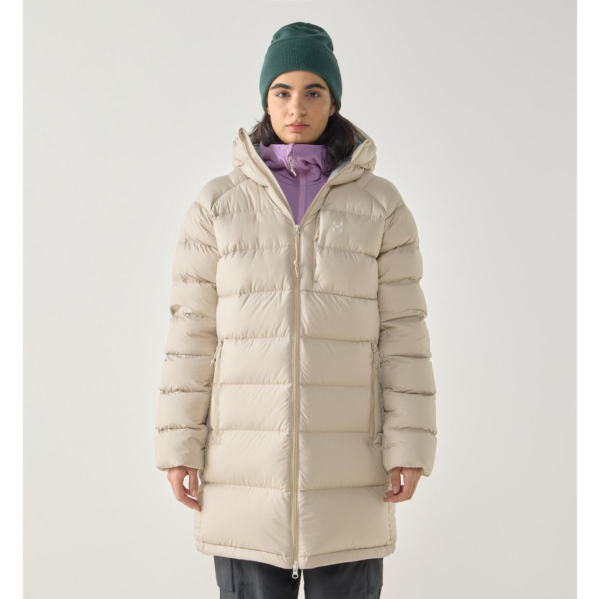 Haglöfs Rosson Down Parka Women chalk beige (5S9) S 6081245S9015