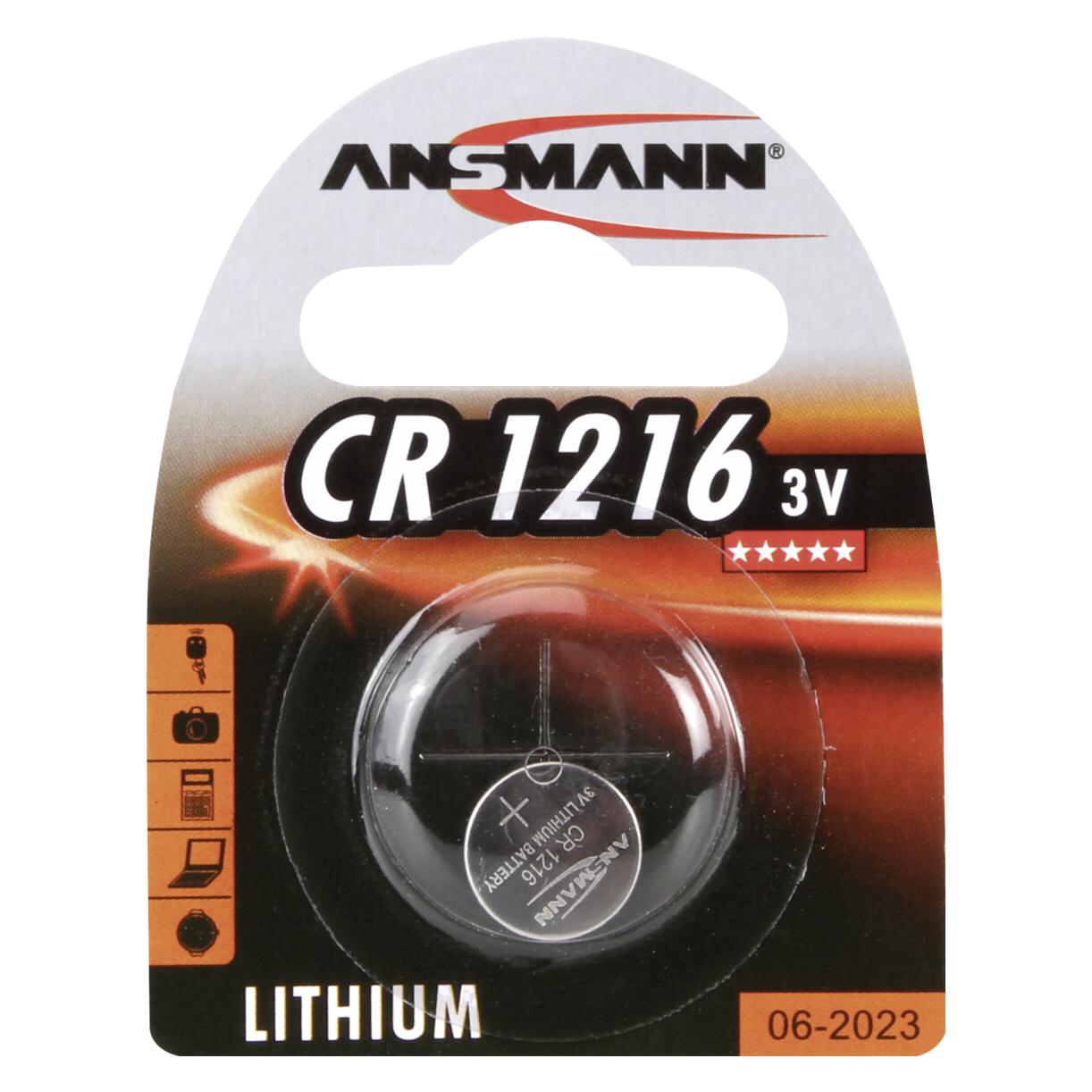 Ansmann CR 1216 (1 Stk., CR1216, 24 mAh) (1516-0007)