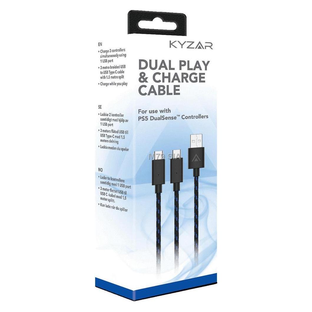 Vision Kyzar Play and charge cable for PS5 (PS5) (PS57KPCC)