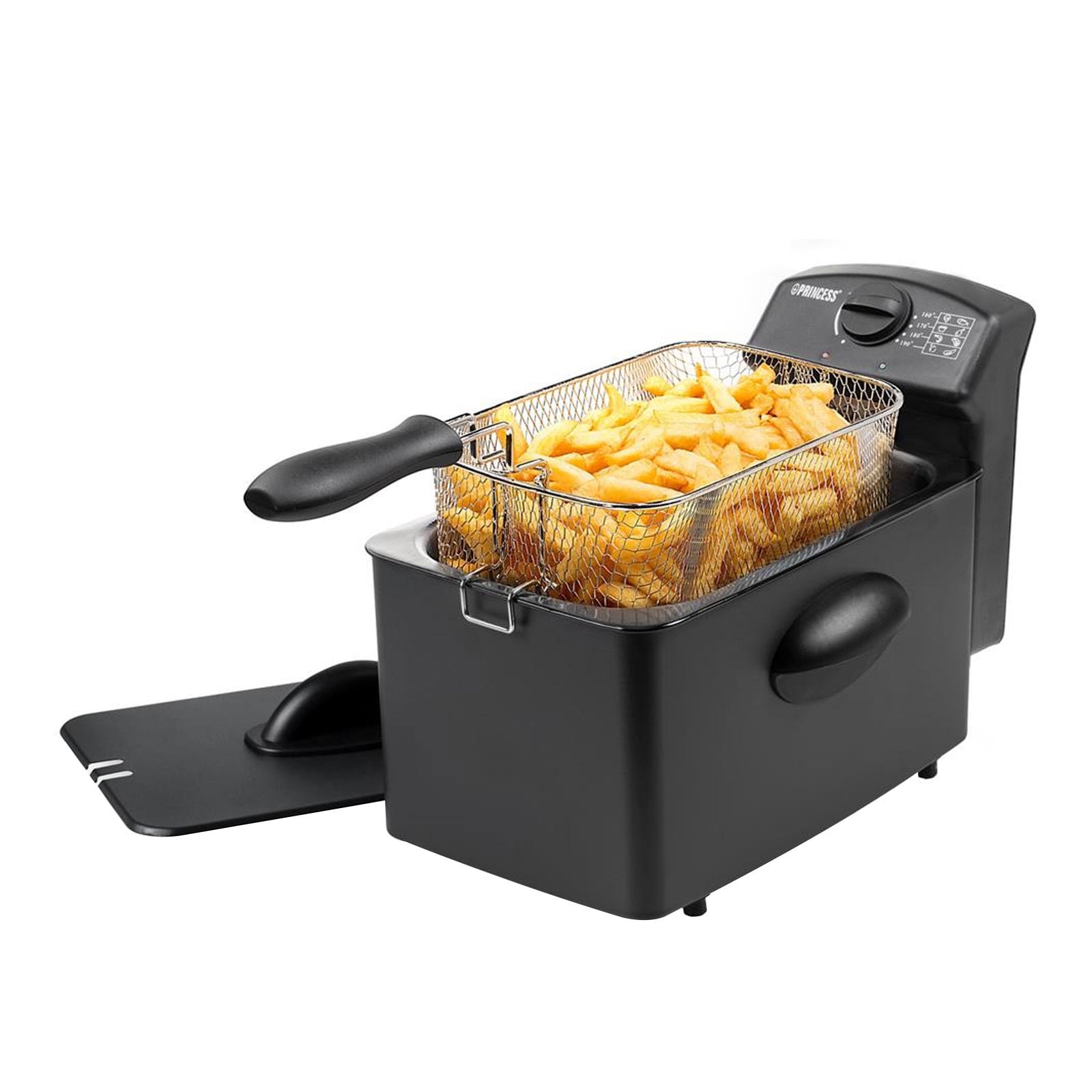 Princess 182729 Frituurpan Black Steel Collectie - 4 liter - 2000 Watt