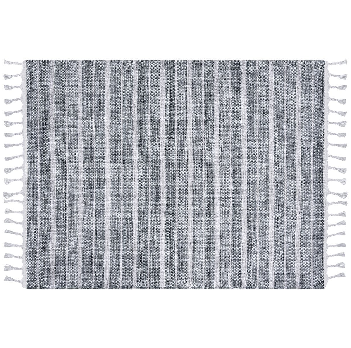 Beliani Vloerkleed Scandinavisch Design Gestreept Polyester - Rechthoekig