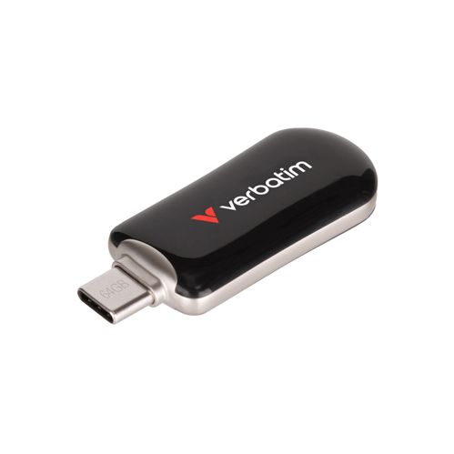 Verbatim Plectra Black 64GB USB-C Flash Drive 30224