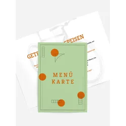 Menükarten Geburtstag selbst gestalten mit Spruch und Fotos im Onlinedesigner bei Meine-Kartenmanufaktur.de