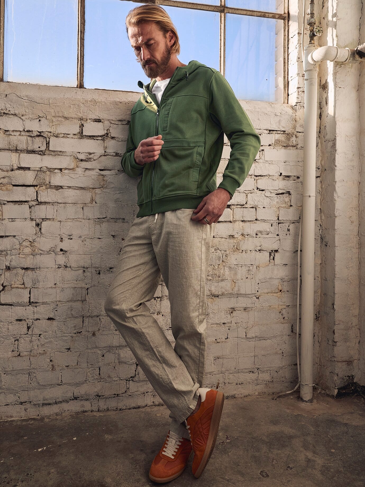Mey & Edlich Hoodie-Jacket Grün XL