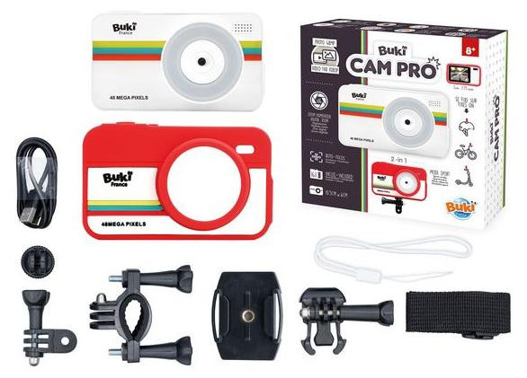Buki France Kamera - 2-in-1 kindercamera met reismodus en sportmodus