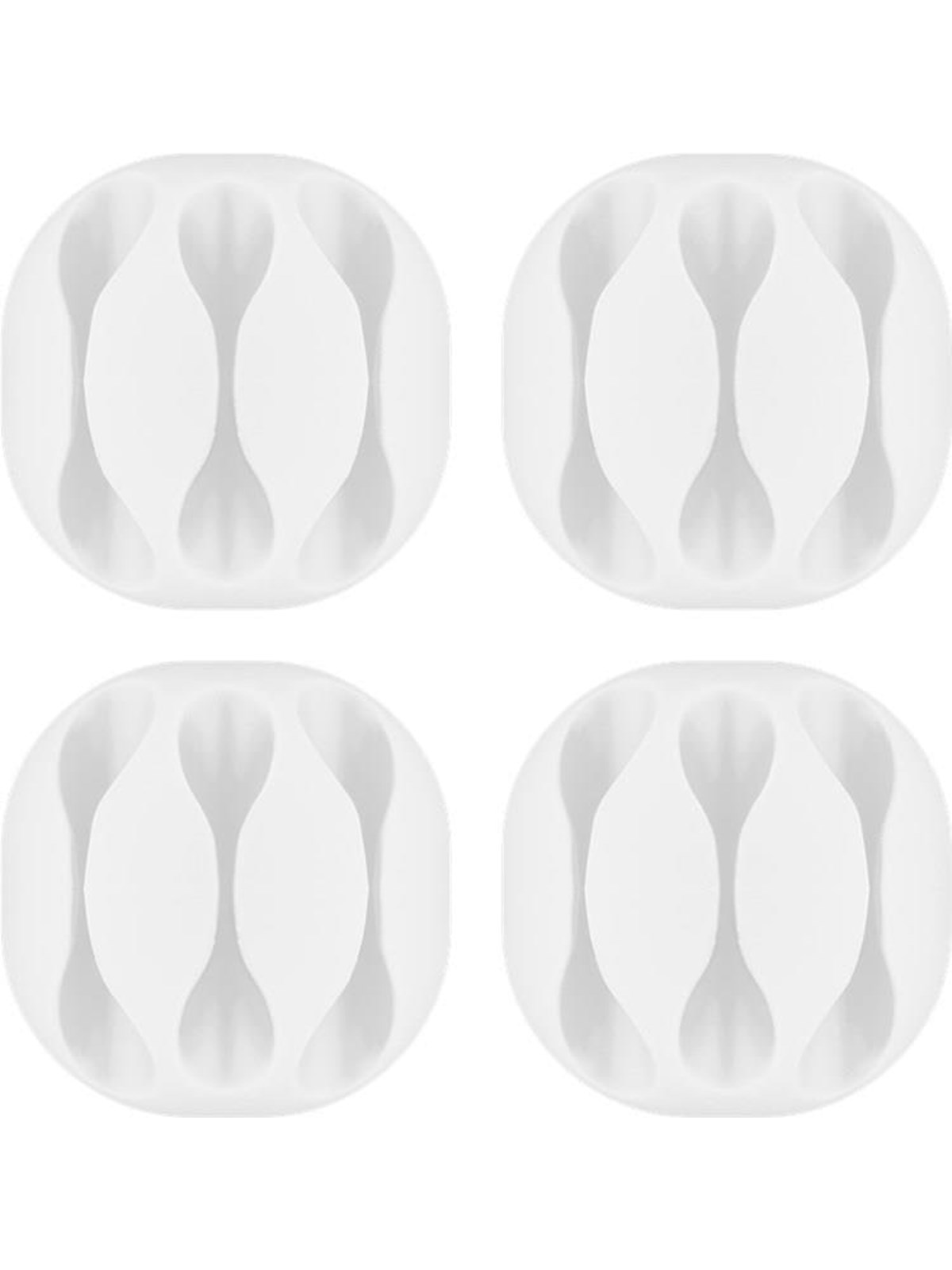 Pro Cable Management 3 Slots white