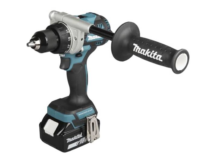 MAKITA Akku-Schlagbohrschrauber DHP492RTJ 18 Volt / 5,0 Ah (IEC) Li-Ion