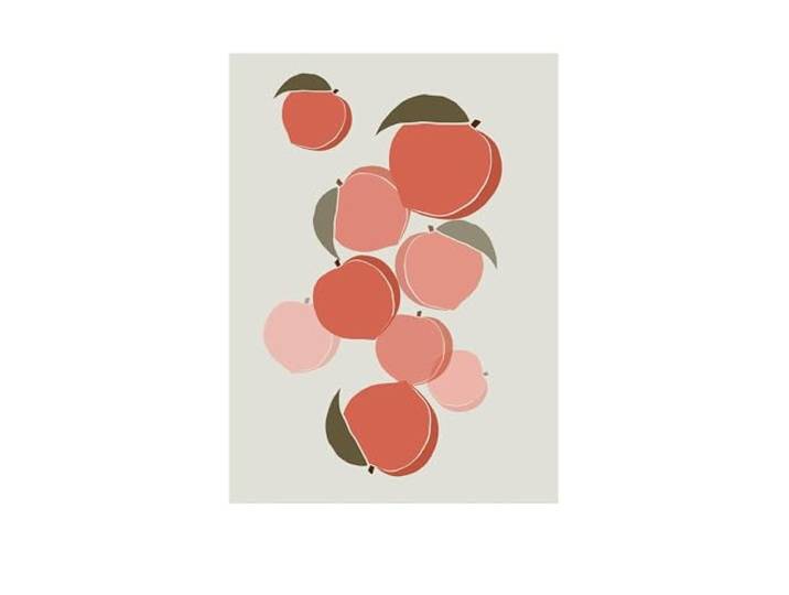 Komar Wandbild - Cultivated Peaches - Größe: 50 x 70 cm - Poster, Kunstdruck, Dekoration, Wohnzimmer, Schlafzimmer
