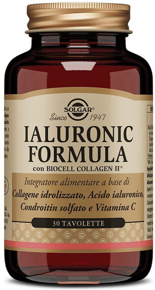 Solgar Solgar - Ialuronic Formula Con Biocell Collagen Ii - 30 Tavolette