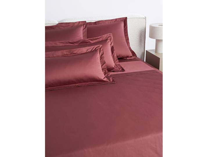 Drap plat en satin de coton Premium