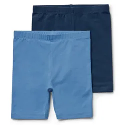 Tchibo - 2 Kinder-Radler-Leggings - Mädchen - Gr. 110/116 - dunkelblau