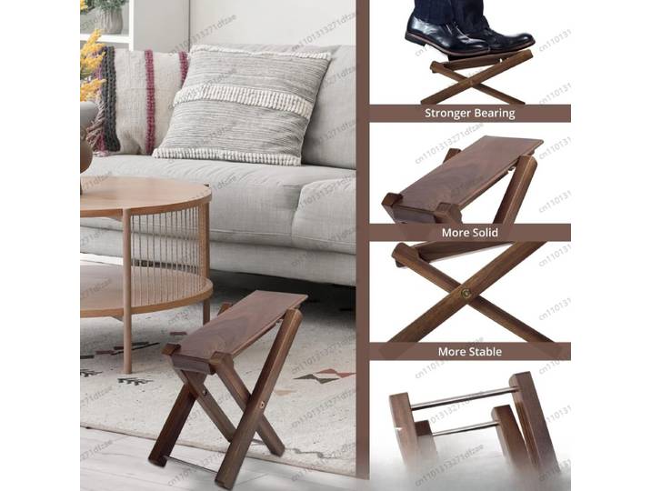 Tabouret pliable en bois pour pédale de guitare, pédale de guitare simple en bois