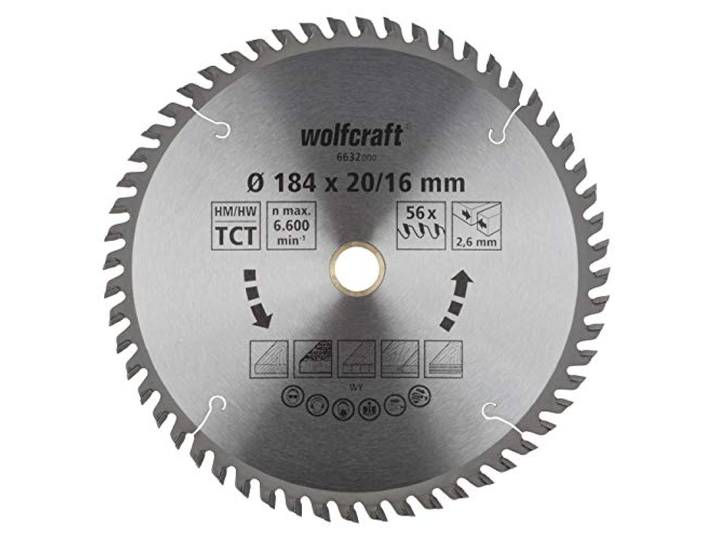 wolfcraft Handcirkelzaagblad HM, serie oranje I 6632000 I Fijne, zuivere sneden