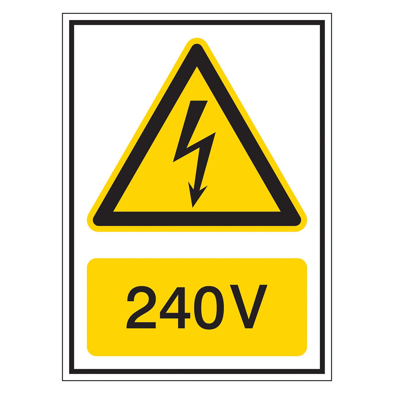 Brady KOMBI 03 148X210MM SA POLYESTER B7541, Warnschilder für die Spannungskennzeichnung (251612)
