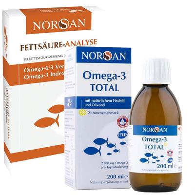 Norsan Fettsäure Analyse & Omega-3 flüssig 1 St Set