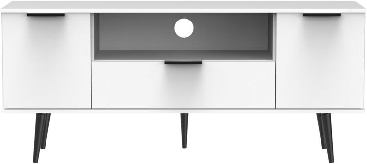 George Oliver Fully Assembled Berryhill TV Stand for TVs up to 60" White 60"