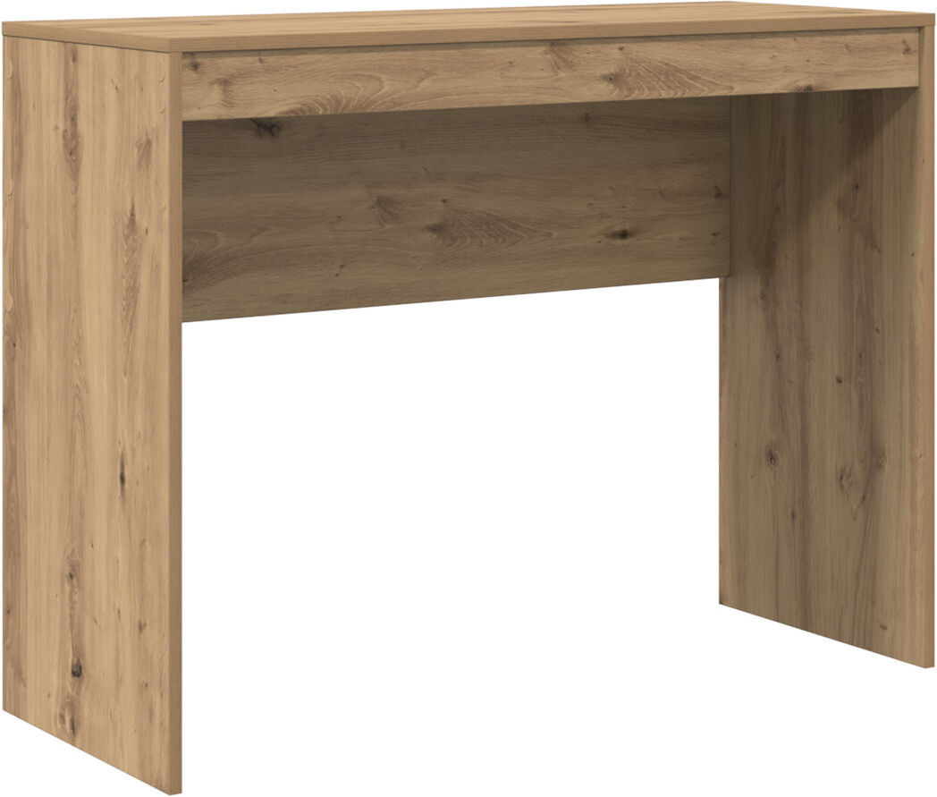 17 Stories Writing Desk Particle Board Artisan Oak 76cm H x 100cm W x 40cm D