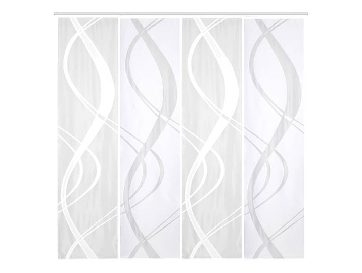 Panneaux japonais Tibaso lot de 4 57 x 245cm Blanc