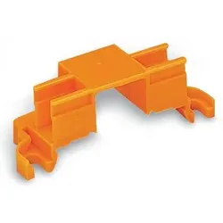 Wago 243-112 Befestigungsadapter,für 4 Steckplätze,Serie 243,orange 243112