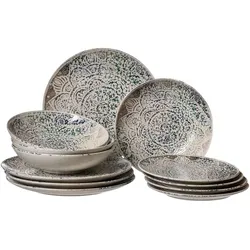 TELLER-SET Luigi bunt 12-tlg.