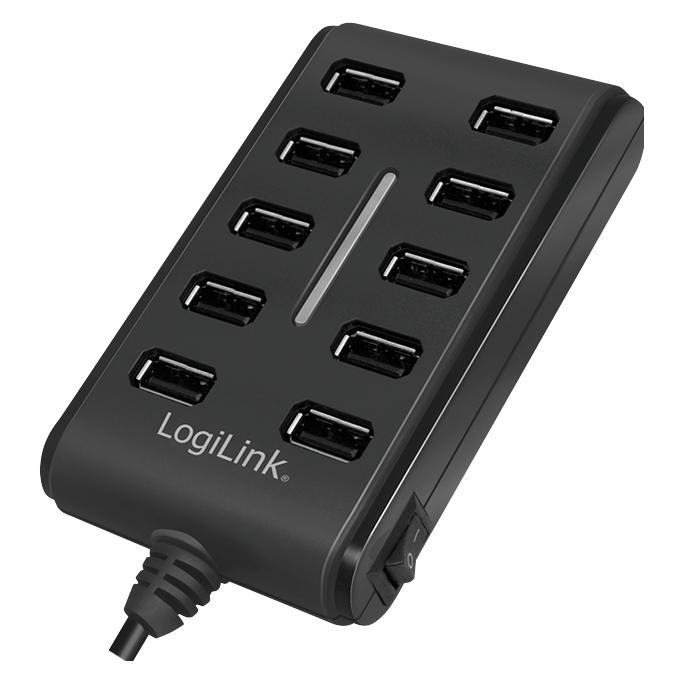 LogiLink UA0126 (USB-A, 10 Ports) (UA0125)