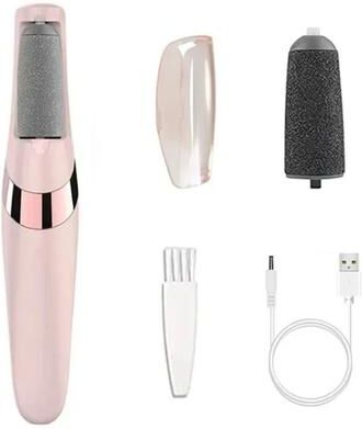 Uplifted Finds Aero Buff Dermal Restoration System Premium Electric Foot Grinder And Callus Remover light Grey