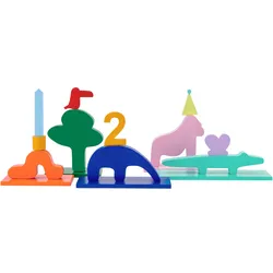 Geburtstagszug ANIMALS (LBH 60x6x11,40 cm) - bunt - LBH 60x6x11,40 cm