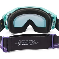 Fox, Herren, Sportbrille, Mtb Vue Max TS57 SE, Blau, Pink