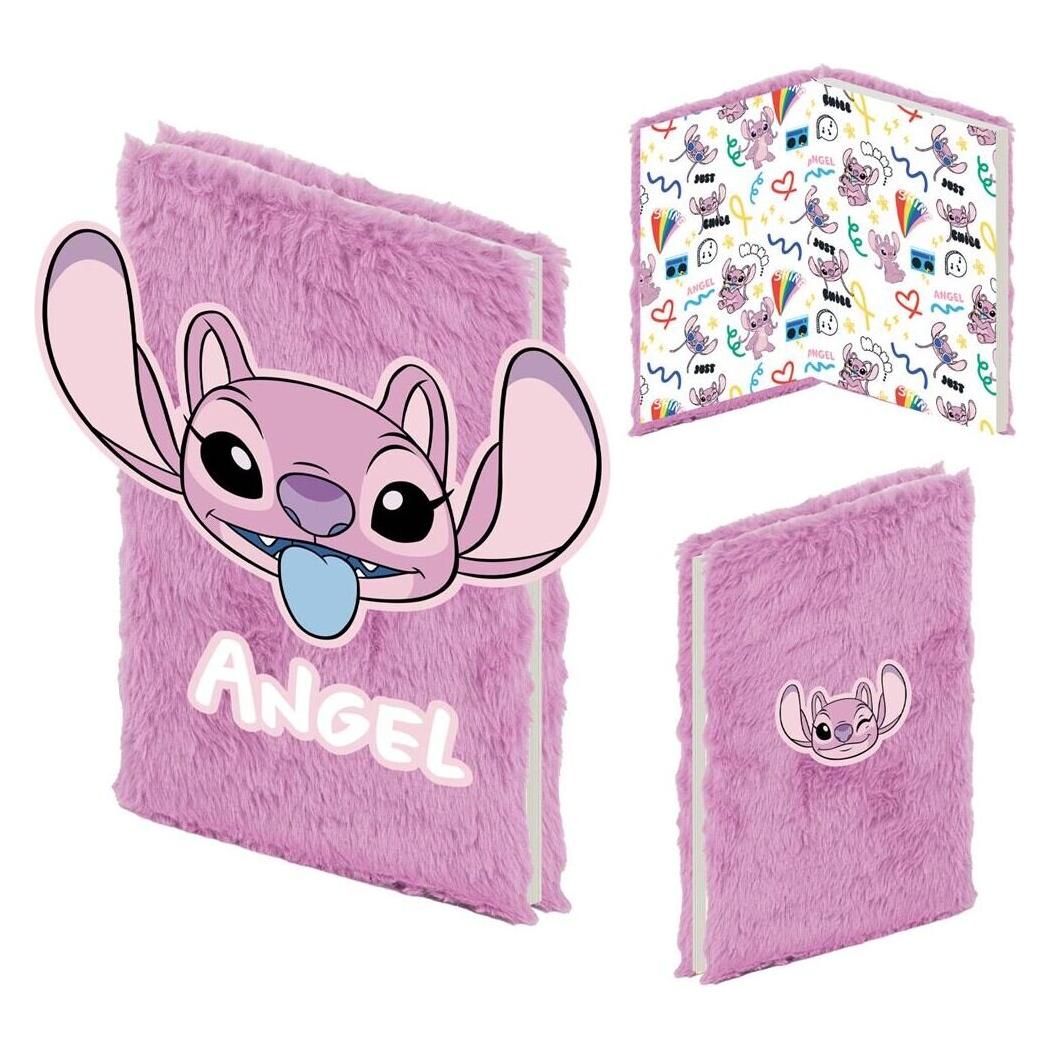 Pyramid Lilo & Stitch Notebook A5: Plush Angel (A5, Harter Einband) (58013)