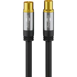 GOOBAY 70367 - Antennenanschlusskabel (IEC) (135 dB typ) 4x geschirmt, 2,0 m