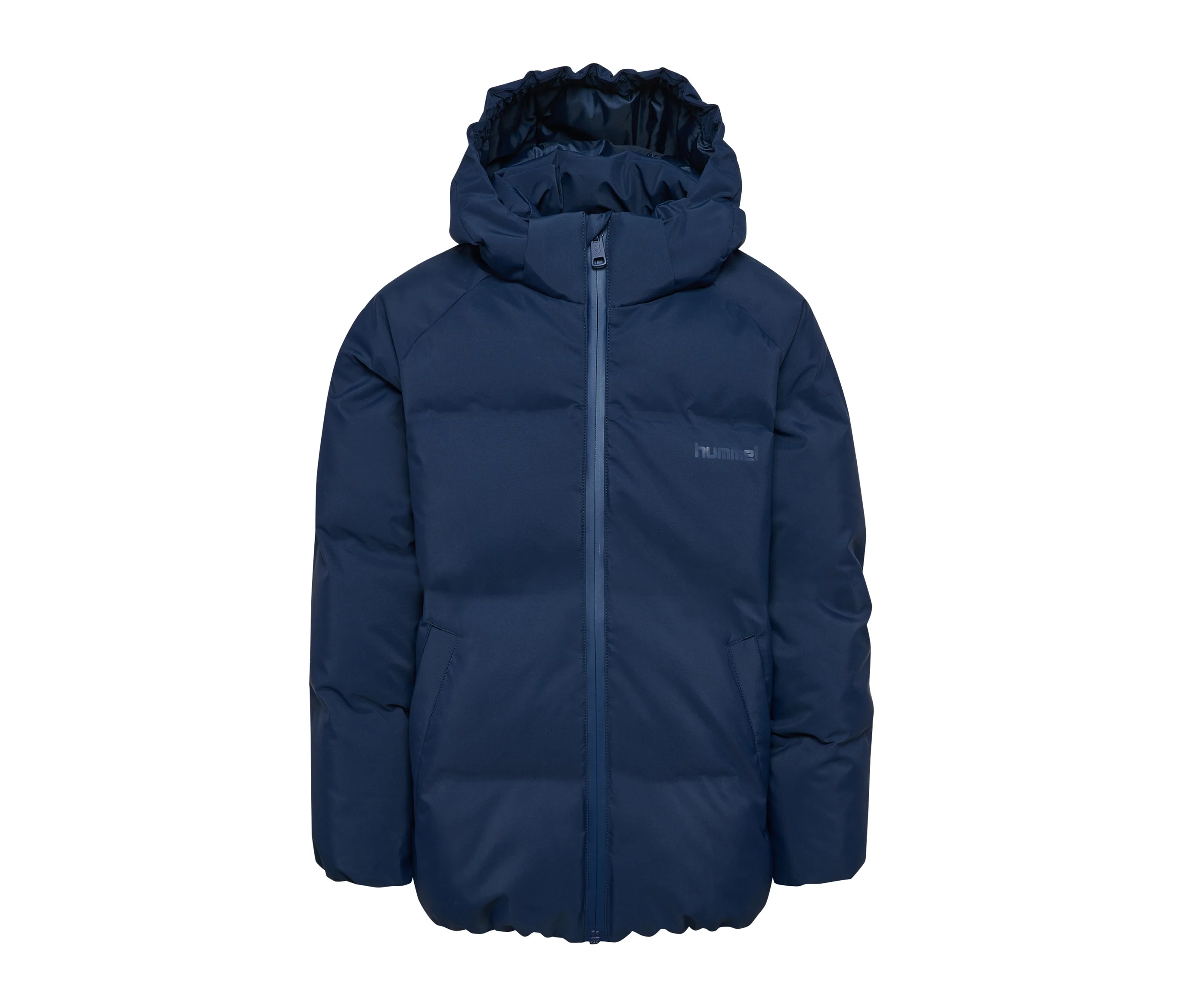 hummel® »Hmljr All Weather Puffer Jacket« - Unisex - Gr. 110 - dunkelblau
